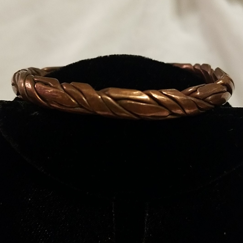 Braided Copper Bracelet